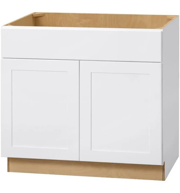 Hampton Bay Avondale Shaker Sink Base Kitchen Cabinet