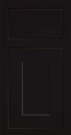 Inset Shaker Door with Slab Drawer Front and Concealed Hinges Brentwood Carriage