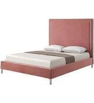 Inspired Home Raffaele Velvet Bed