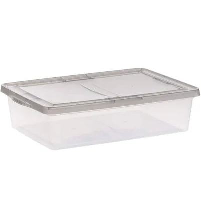 IRIS 28 Quart Snap Top Plastic Storage Box