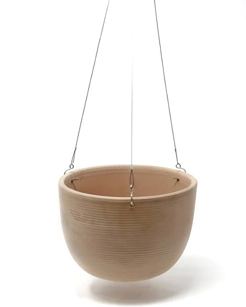 Jamali Garden America Ciotola Hanging Clay Pot – 9.5in