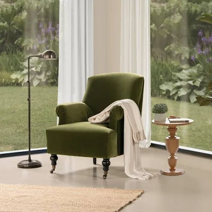 Jessicka 30 Inches Wide Velvet Armchair