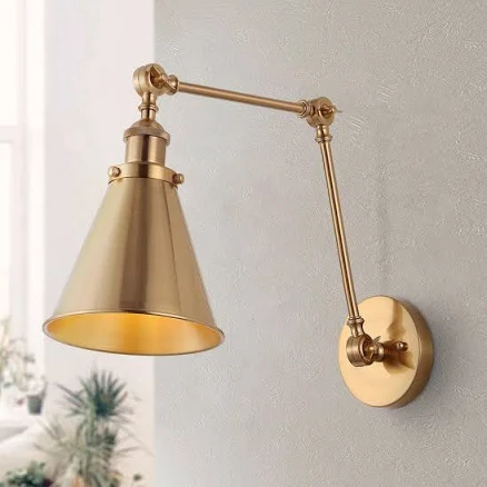 Jonathan Y Rover Adjustable Arm Metal LED Wall Sconce