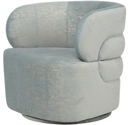 Julio Light Blue Accent Chair