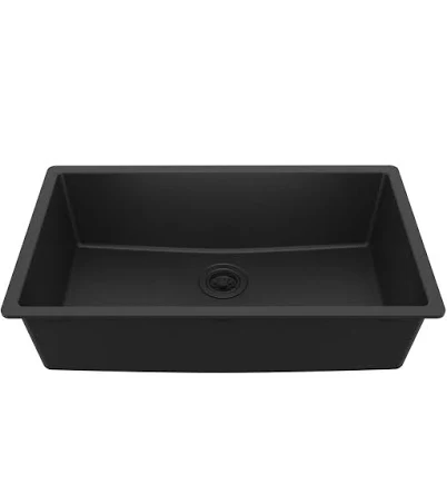 Karran Undermount 32.5 in. Large Single Bowl Quartz Kitchen Sink