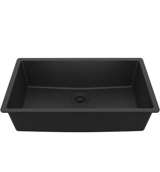 Karran Undermount 32.5 in. Large Single Bowl Quartz Kitchen Sink
