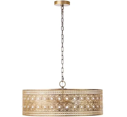 Kelly Clarkson Home Glam Brass and Crystal Chandelier