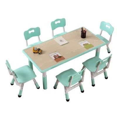 Kids Table and 6 Chairs Set
