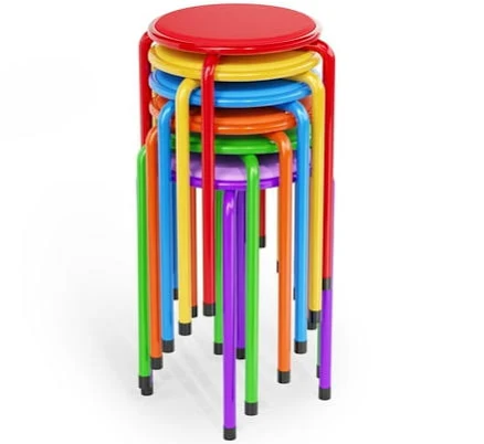 Ktaxon Rainbow Stacking Chairs