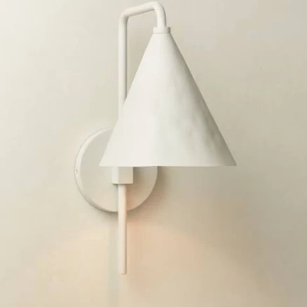 Lani White Wall Sconce - CB2