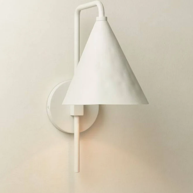 Lani White Wall Sconce - CB2
