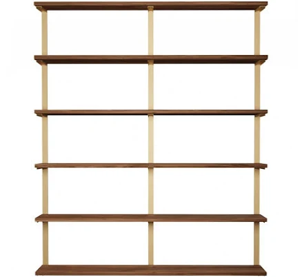 Large Wall Mount Bookshelf Custom Made in USA Shelves