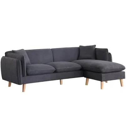 Lilola Home Brayden Fabric Sectional Sofa Chaise