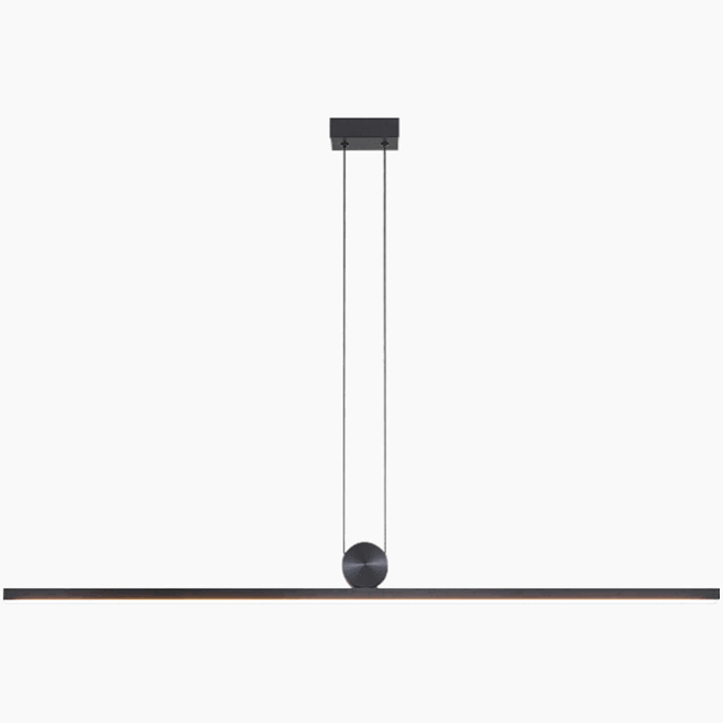 Long Strip Linear Dimmable LED Pendant Light