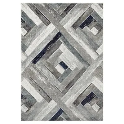 Luxe Weavers Modern Wood Geometric Area Rug