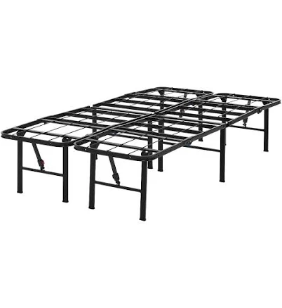 Mainstays 14 inch High Quad Fold Steel Platform Bed Frame