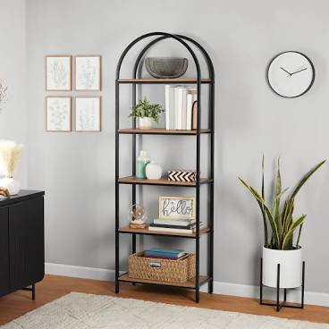 Mainstays 5-Shelf Open Bookcase