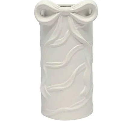 Make Market Ceramic Bow Cylinder Vase