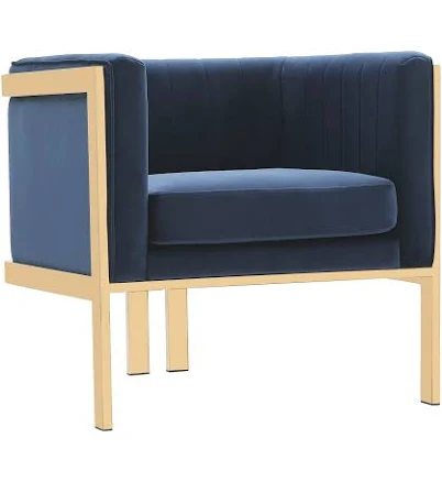 Manhattan Comfort Paramount Velvet Accent Armchair