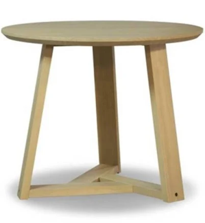 Mathis Home Slickblue Scandinavian Round Wooden Dining Table