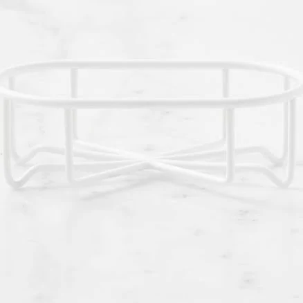 Matte White Two-Bottle Caddy