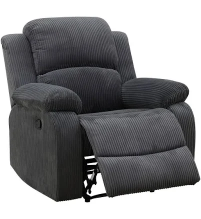 Mayeerty Power Recliner Chair Electric Leather Reclining Chair with Adjustable B