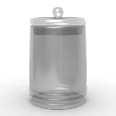 Medium Canister Apothecary Glass Clear - Threshold