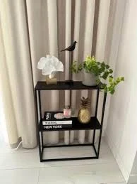Metal console-Minimal modern entrance console-Black metal console-Loft console-I
