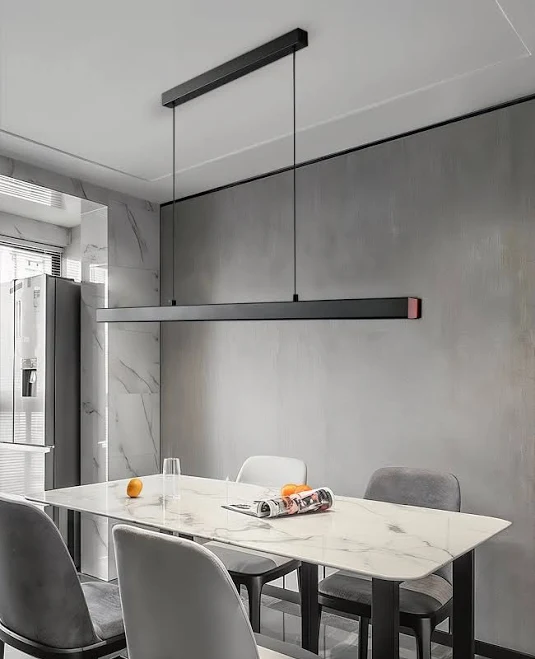 Modern Minimalist Linear LED Pendant Light
