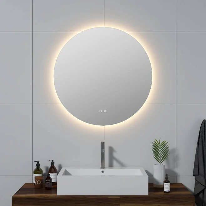 Modern Mirrors Cassiopeia Round Illuminated Vanity Mirror