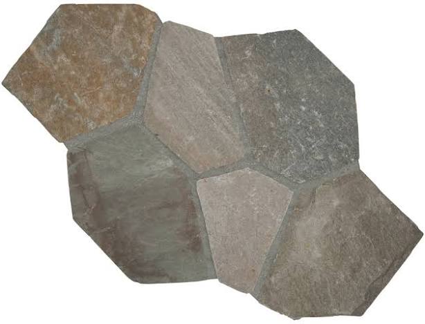 MSI Golden White Meshed Flagstone Paver Tile