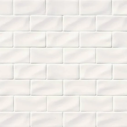 MSI White 3 in. x 6 Glossy Ceramic Subway Tile