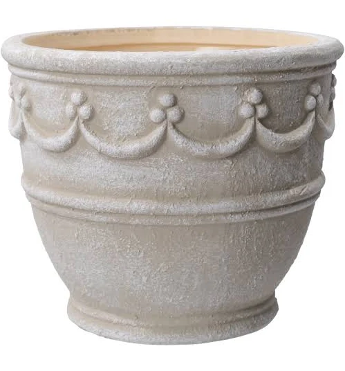 My Texas House Wave Embossed Ceramic Planter
