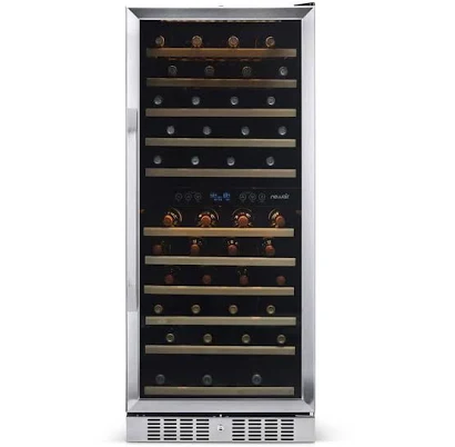 Newair 116-Bottle Built-in Dual Zone Wine Fridge AWR-1160DB