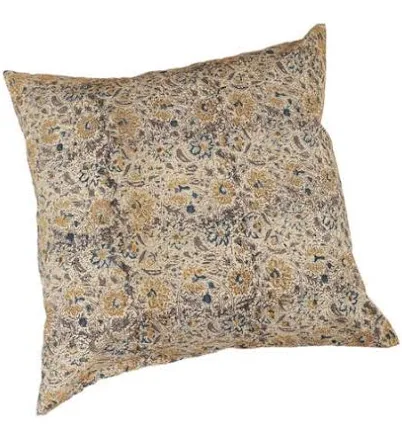 Ninéh Golden Earth Kalamkari Handcrafted Pillow