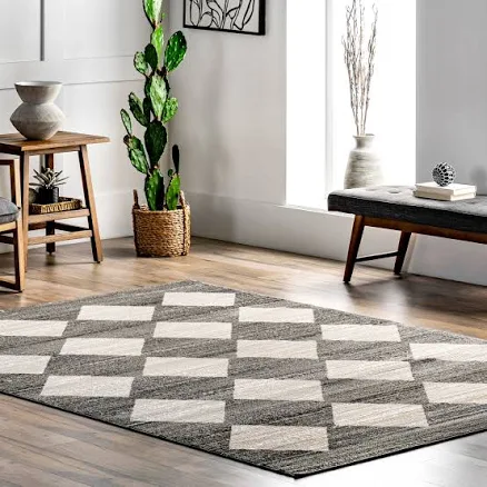 Nuloom Gianna Contemporary Geometric Checker Tile Area Rug