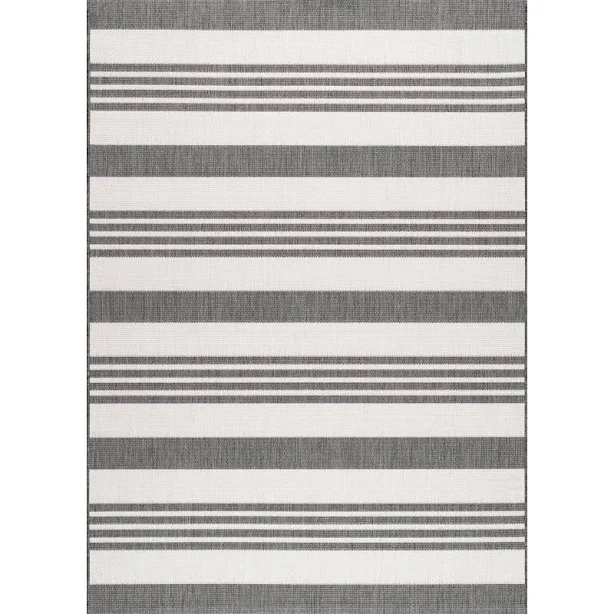 nuLOOM Robin Indoor/Outdoor Multi Stripe Area Rug