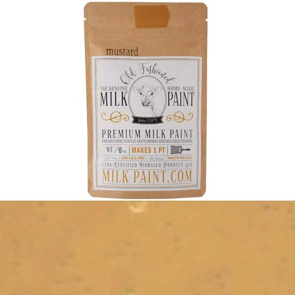 Old Fashioned Milk Paint Mustard Color Pint