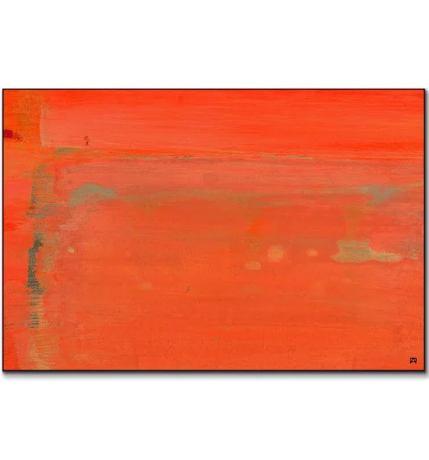 Orange Abstract Wall Art