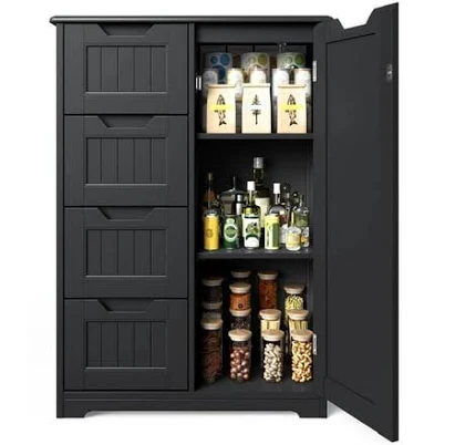 Pantry Lofka 34 Inches Kitchen Storage Cabinet
