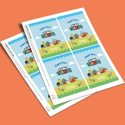 Personalized Toca Boca Capri Sun Label (Digital Download)