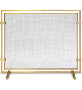Pilgrim Sinclair Single Panel Fireplace Screen