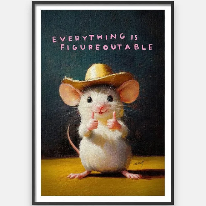 Popbuddi Everything Is Figureoutable Canvas