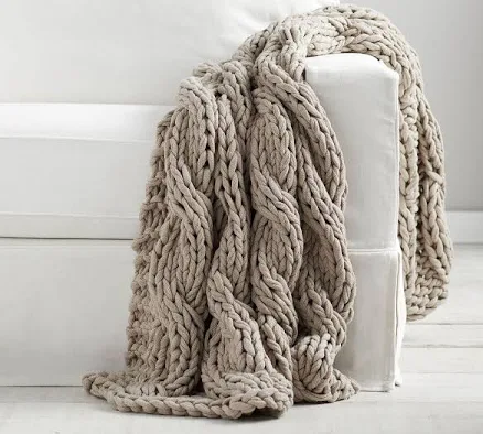 Pottery Barn Colossal Handknit Throw