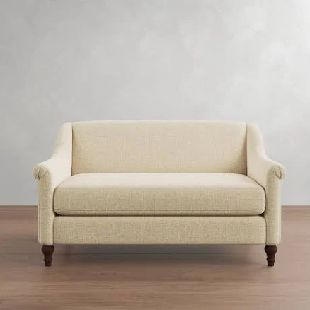 Pottery Barn Josie Upholstered Sofa Polyester Wrapped Cushions