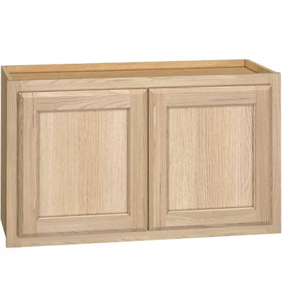 Project Source Oak Brook 24-in W x 30-in H x 12-in D Natural Unfinished Oak Wall