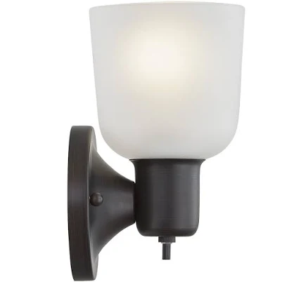 Project Source Portfolio 1-Light Oil-Rubbed Bronze Wall Sconce