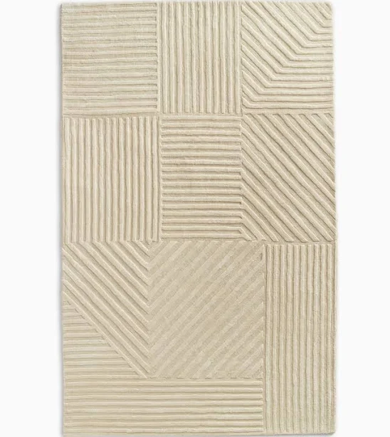 Quince Flint Wool Textured Rug