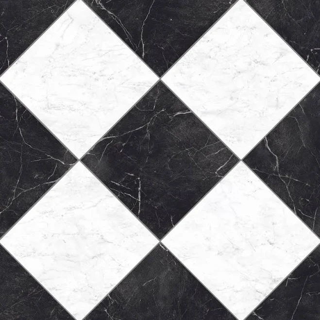 Ravenna Checkerboard 12X12 Wall and Floor Tile Tilefy Color: Black/White