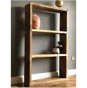 Reclaimed wood bookcase | Living room | Office | Furniture | Custom sizes | Rust
